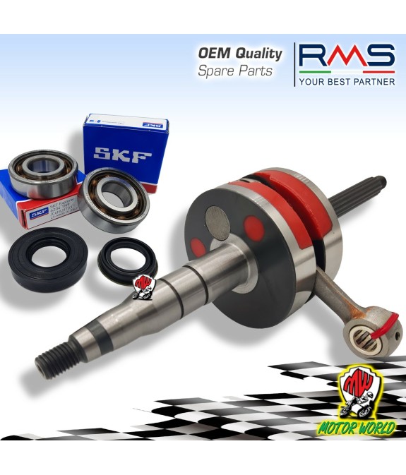 KIT REVISIONE ALBERO MOTORE SUPER RACING VERTICALE + CUSCINETTI MBK BOOSTER
