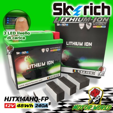 BATTERIA LITIO SKYRICH  PIAGGIO MP3 BUSINESS 500 2011 2012