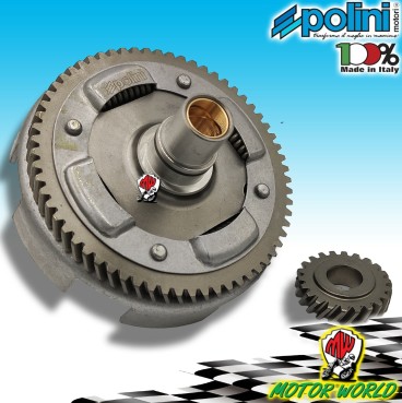 2021219 CAMPANA FRIZIONE POLINI DENTI ELICOIDALI 22-63 VESPA 50 V /HP ( FL FL2 )