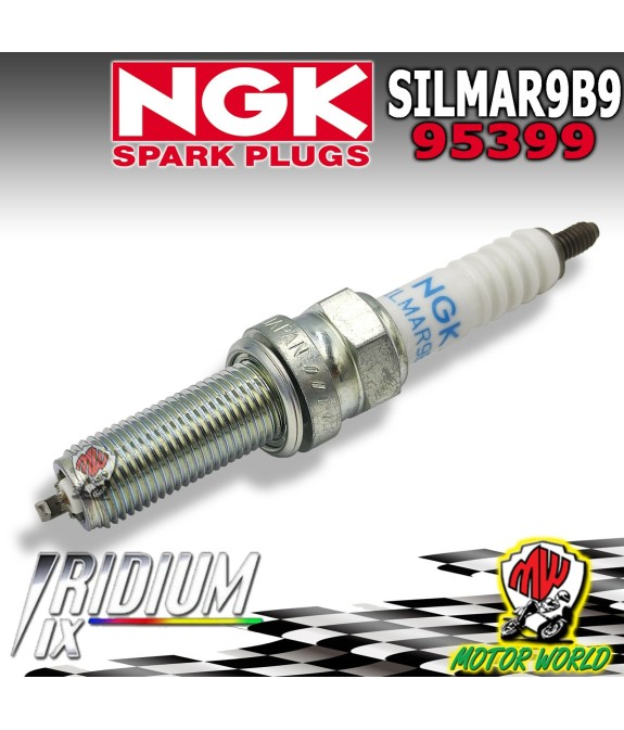 CANDELA NGK SPARK PLUG IRIDIUM SILMAR9B9 KAWASAKI H2 1000 SX ABS SE + 2019