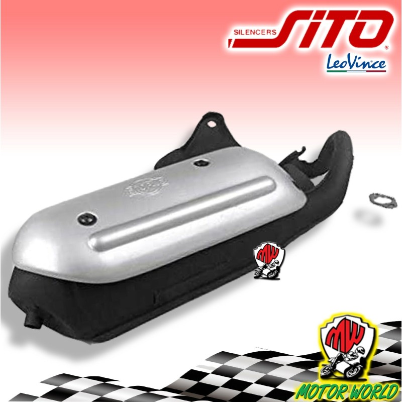 SITO 0575 MARMITTA SITOPLUS APRILIA SCARABEO 50 2T MINARELLI CON FRENO A DISCO