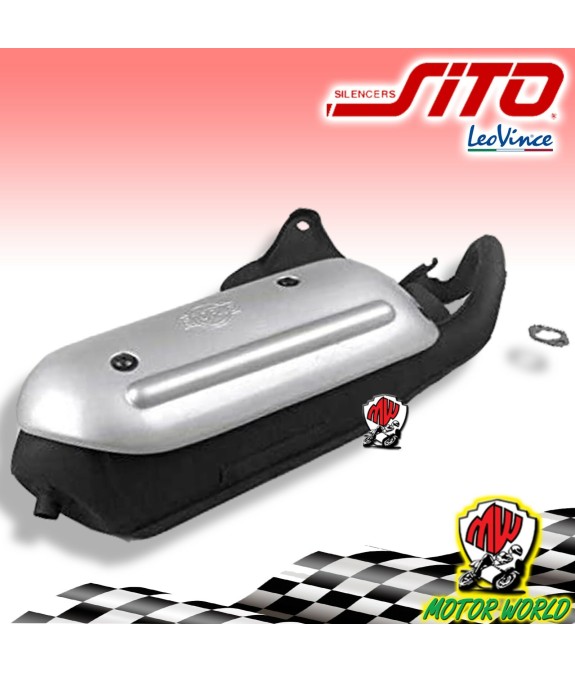 SITO 0575 MARMITTA SITOPLUS APRILIA SCARABEO 50 2T MINARELLI CON FRENO A DISCO
