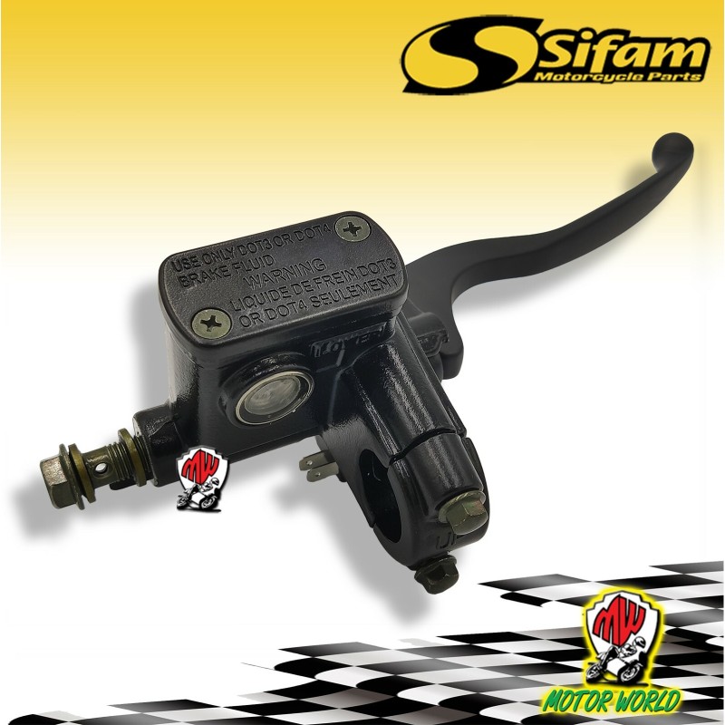 POMPA FRENO DESTRA FISSAGGIO Ø22 PISTONE Ø12.7MM  SIFAM