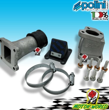 215.0272 COLLETTORE ASP. MONOLAM CARB.PWK POLINI PIAGGIO APE 50 FL2 6 MOLLE