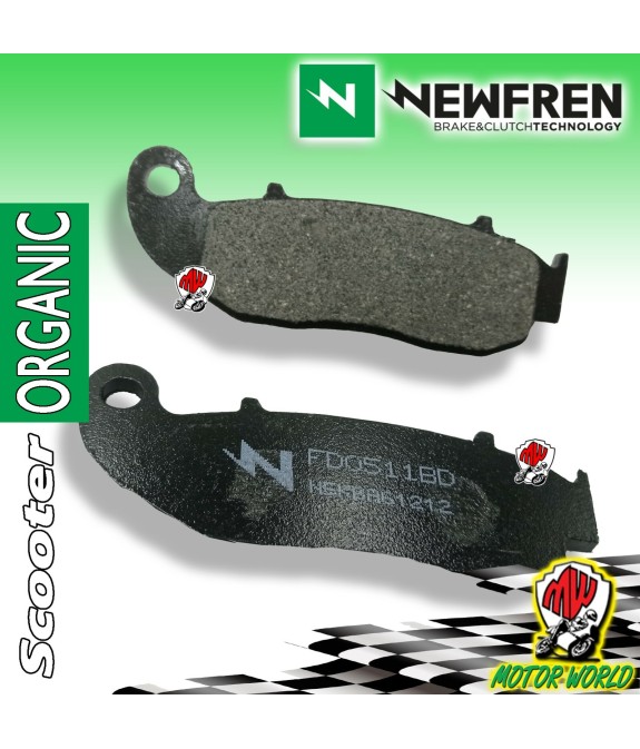 FD0511BD PASTIGLIE FRENO ORGANICHE NEWFREN