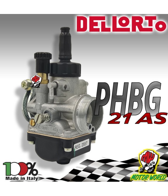 02557 CARBURATORE DELL'ORTO PHBG 21 AS MODIFICA PIAGGIO CIAO BOXER BRAVO SI 50