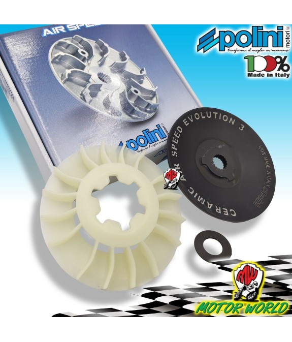 SEMIPULEGGIA FISSA POLINI 244.0124 CERAMIC EVO 3 YAMAHA JOG 50 LC RR