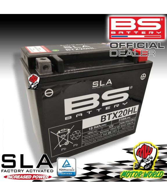 BATTERIA BS BATTERY SLA MAX BTX20HL KAWASAKI Ultra  300 X 2015 2016 2017