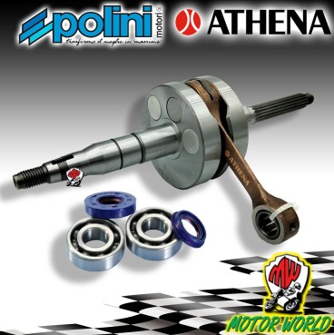 KIT ALBERO MOTORE RACING ATHENA + CUSCINETTI POLINI YAMAHA BW'S Original 50 2T