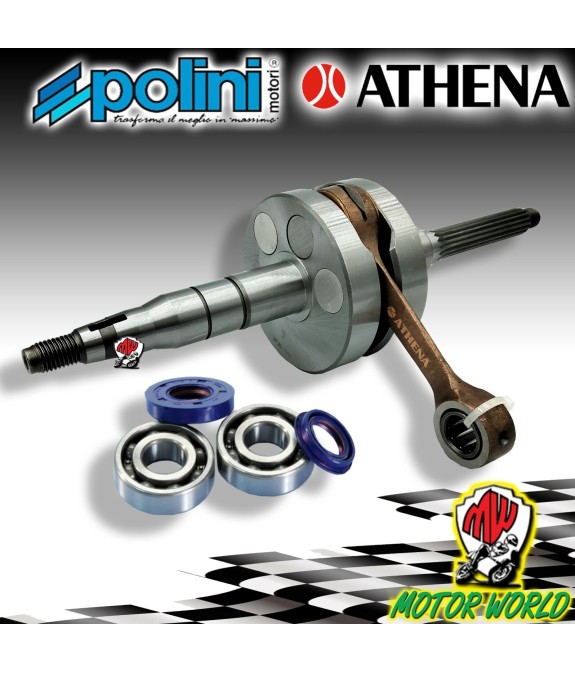 KIT ALBERO MOTORE RACING ATHENA + CUSCINETTI POLINI YAMAHA BW'S Original 50 2T