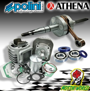 KIT ALBERO MOTORE CILINDRO RACING ATHENA + CUSCINETTI POLINI YAMAHA BW'S