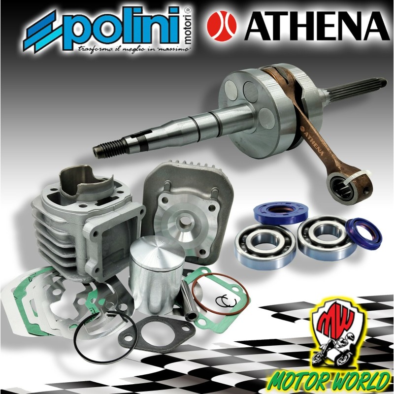 KIT ALBERO MOTORE CILINDRO RACING ATHENA + CUSCINETTI POLINI YAMAHA BW'S