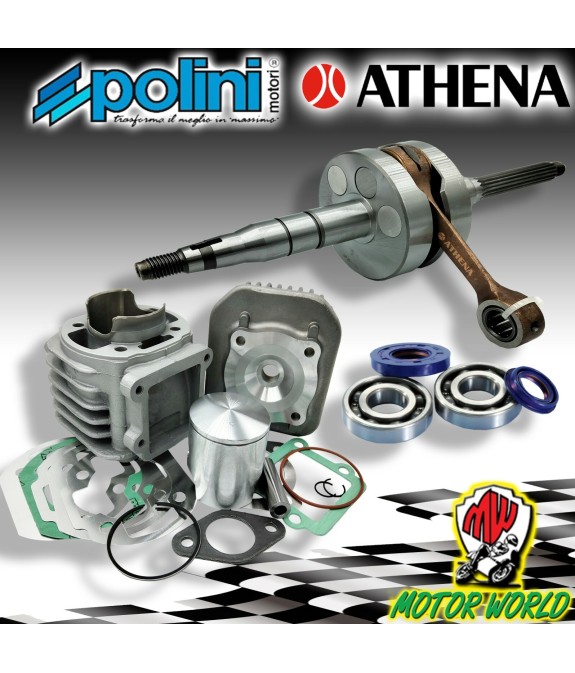 KIT ALBERO MOTORE CILINDRO RACING ATHENA + CUSCINETTI POLINI YAMAHA BW'S