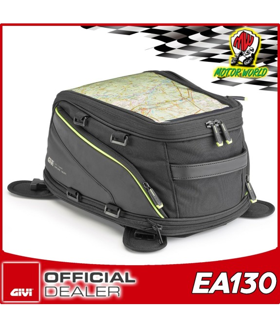 Borsa da serbatoio GIVI EA130 per moto, magnetica estensibile 26 lt