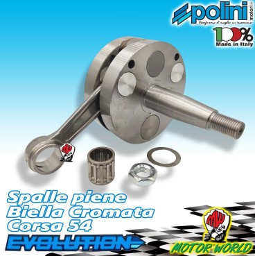 ALBERO MOTORE RACING LAMELLARE SPALLE PIENE POLINI CONO 20 PIAGGIO APE RST MIX