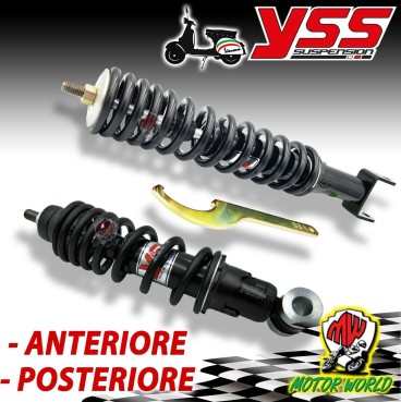 KIT AMMORTIZZATORE ANTERIORE + POSTERIORE YSS PIAGGIO VESPA PRIMAVERA 125 1983