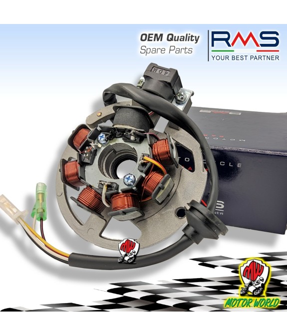 246350210 STATORE ALTERNATORE MAGNETE MOTORI MINARELLI YAMAHA YQ AEROX R 50 2000