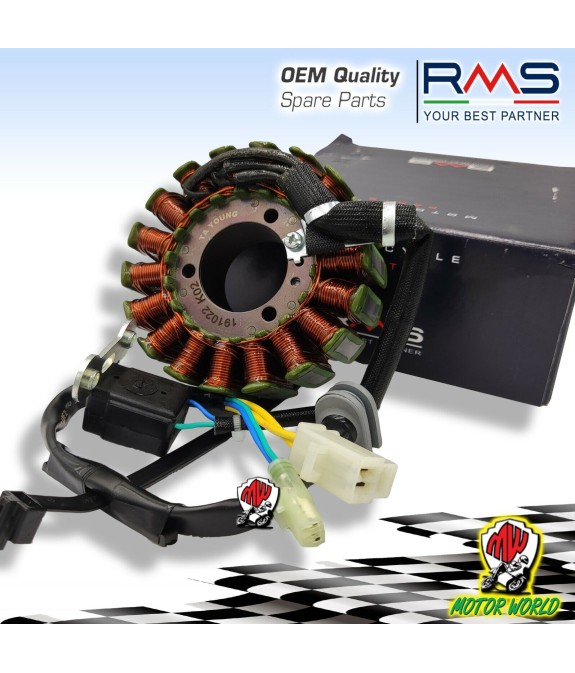 STATORE ALTERNATORE MAGNETE RMS KYMCO XCITING 300 I R 2009