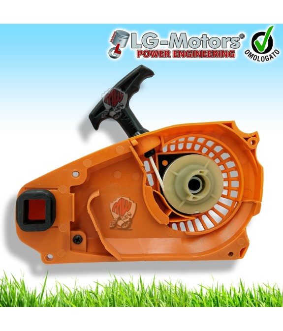 MOTORE A GAS MOTOSEGA RECOIL Puleggia Starter per 2500 25CC Pull Start tosaerba