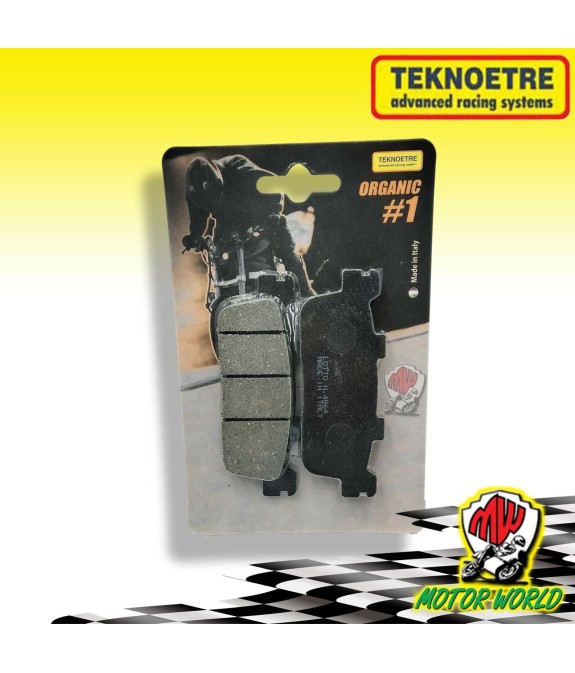 COPPIA PASTIGLIE FRENO ORGANICHE POSTERIORE YAMAHA X-MAX RA YP ABS MOMODESIGN
