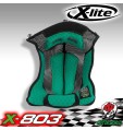 IMBOTTITURA INTERNO CASCO X-LITE MISURA M / L VERDE X-803 R / RS ULTRA CARBON