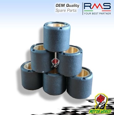 KIT 6 RULLI RULLINI VARIATORE 16 x 13 7 GRAMMI RMS PIAGGIO ZIP SP 50 2000
