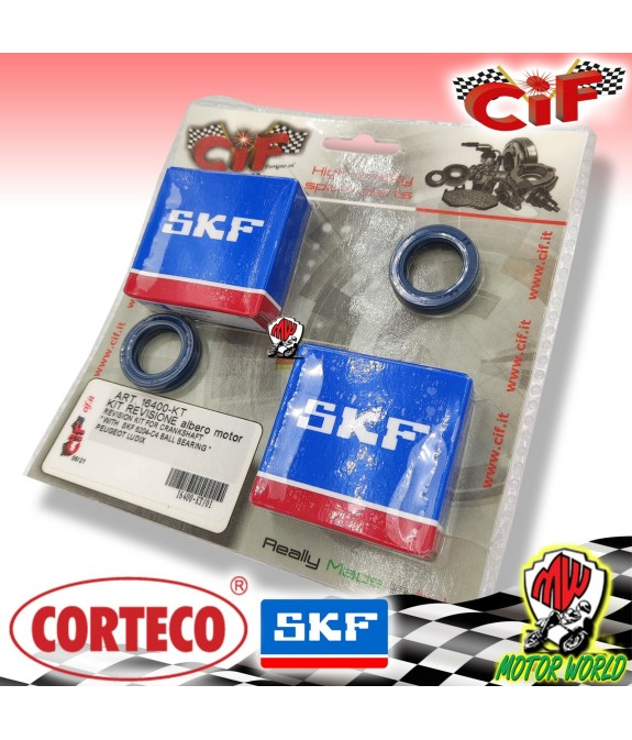 CUSCINETTI DI BANCO SKF C4 KIT PARAOLIO REVISIONE SCOOTER MOTORE PEUGEOT LUDIX