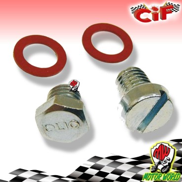 KIT VITI CIF CARICO SCARICO OLIO MOTORE PIAGGIO VESPA PX PE PK 10286-KT