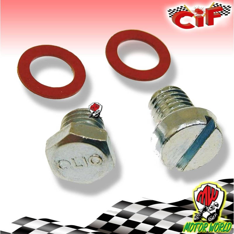 KIT VITI CIF CARICO SCARICO OLIO MOTORE PIAGGIO VESPA PX PE PK 10286-KT