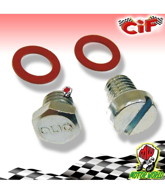 KIT VITI CIF CARICO SCARICO OLIO MOTORE PIAGGIO VESPA PX PE PK 10286-KT