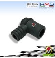 PIPETTA IN GOMMA 90° CURVATA CICLOMOTORE 50 cc CANDELA SENZA NOTTOLINO RESISTORE