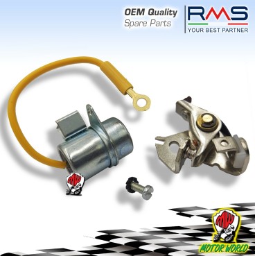 CONTATTI PIAGGIO SI FL FL2 MIX BRAVO BOSS PUNTE PUNTINE PLATINATE E CONDENSATORE