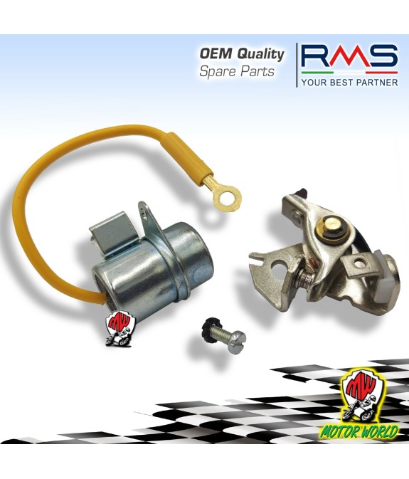 CONTATTI PIAGGIO SI FL FL2 MIX BRAVO BOSS PUNTE PUNTINE PLATINATE E CONDENSATORE