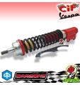 AMMORTIZZATORE REGOLABILE ANTERIORE CARBONE ROSSO/NERO VESPA PK 50 XL RUSH N HP