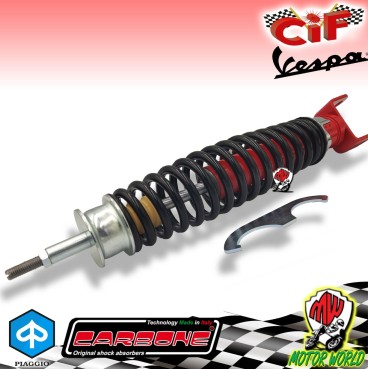 AMMORTIZZATORE POSTERIORE CARBONE VESPA 50 125 PK S XL FL FL2 HP RUSH N