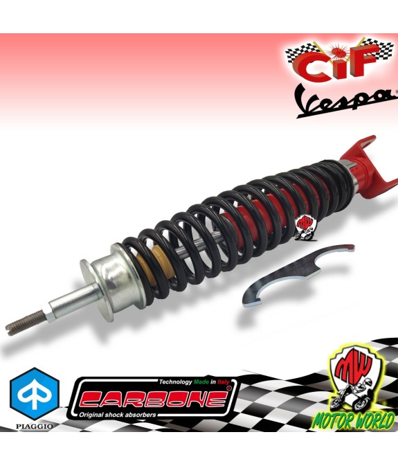 AMMORTIZZATORE POSTERIORE CARBONE VESPA 50 125 PK S XL FL FL2 HP RUSH N