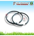 COPPIA FASCE SEGMENTI PISTONE DIAMETRO 43 MM PER MOTOSEGA 4500 45 CC