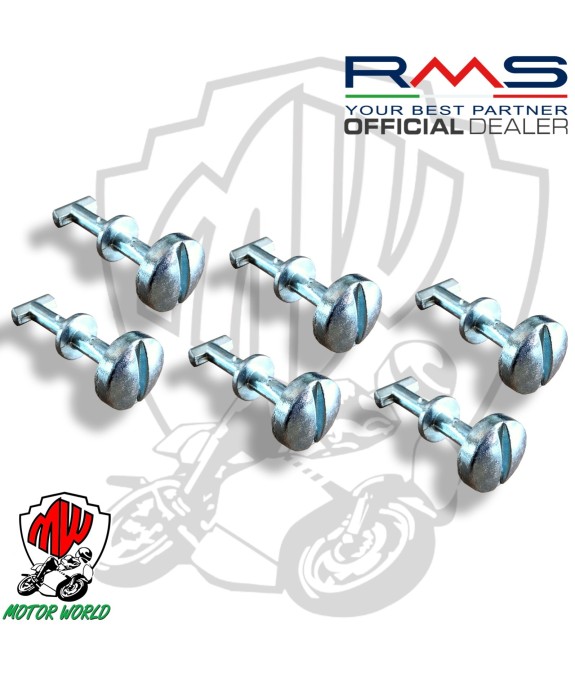 KIT 6 VITI RITEGNO FIANCATINE PERNO FISSAGGIO PIAGGIO SI 50 1979 - 1984