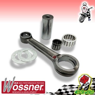 BIELLA ALBERO MOTORE COMPLETA IN ACCIAO WOSSNER KAWASAKI KX 100 2002