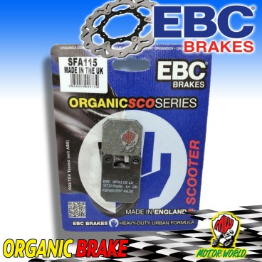 PASTIGLIE FRENO POSTERIORI EBC SFA115 SHERCO SUPERMOTARD 50 2006