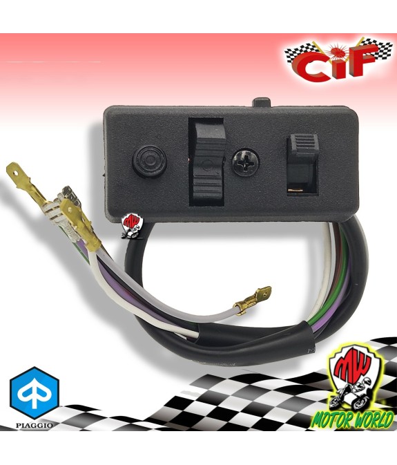 DEVIATORE INTERRUTTORE COMMUTATORE LUCI DEVIO-LUCI PIAGGIO VESPA 50 SPECIAL