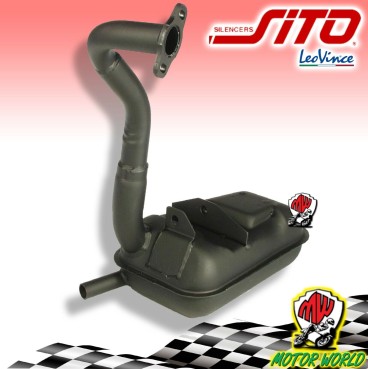 0251 TERMINALE SCARICO MARMITTA SITOPLUS PIAGGIO VESPA PK 125 XL 2T