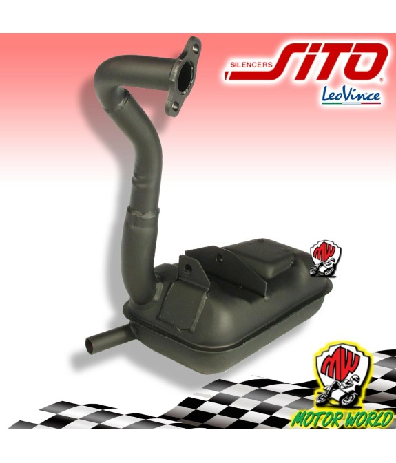 0251 TERMINALE SCARICO MARMITTA SITOPLUS PIAGGIO VESPA PK 125 XL 2T