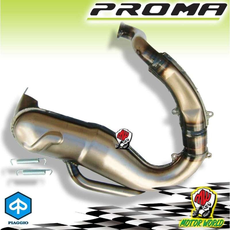 MARMITTA ESPANSIONE PROMA OMOLOGATA VESPA PK 50 125 MODIFICA GRUPPO TERMICO 130