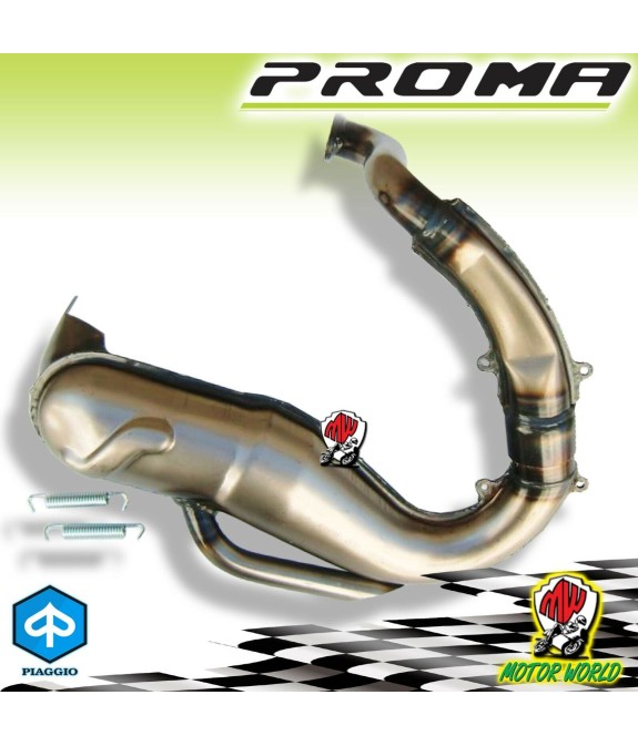 MARMITTA ESPANSIONE PROMA OMOLOGATA VESPA PK 50 125 MODIFICA GRUPPO TERMICO 130