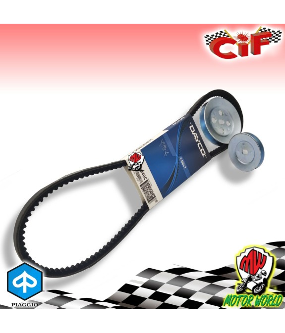 KIT CINGHIA DENTATA + PULEGGIA MEDIA 80 + PULEGGIA PICCOLA 70 PER PIAGGIO CIAO