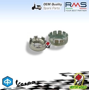 DADO CAMPANA FRIZIONE + SCODELLINO DADO FRIZIONE PIAGGIO VESPA 50-125 1967/1982
