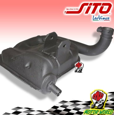 0254 MARMITTA SCARICO SITO PLUS PIAGGIO VESPA PX 125-150 2 TEMPI NUOVA