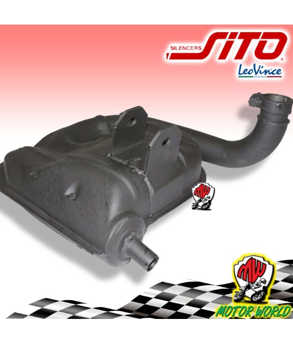 0254 MARMITTA SCARICO SITO PLUS PIAGGIO VESPA PX 125-150 2 TEMPI NUOVA
