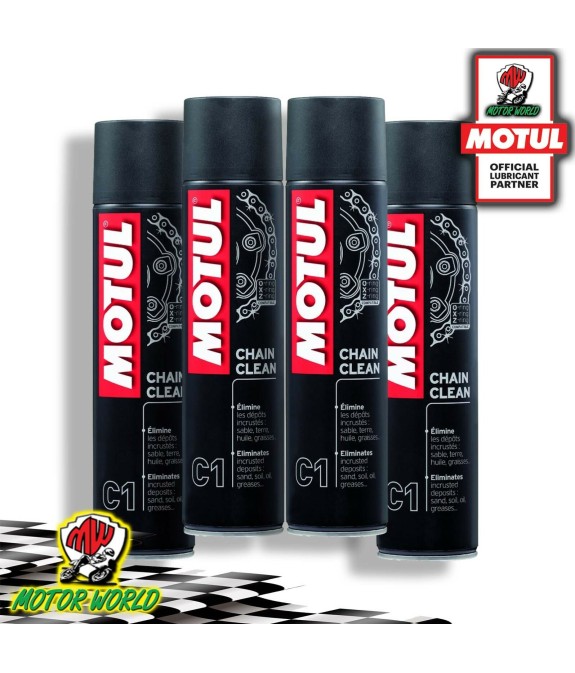 Motul Sgrassatore Chain Clean C1 - confezione da 4